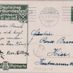 Bayern - Nürnberg VIII. Dt. Sängerbundesfest 5 Pfg Privatganzsache 1912