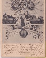 Bayern - Nürnberg 50 J. Germanisches Museum 5 Pfg Privatganzsache 1902