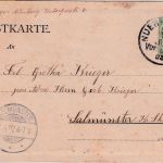 Bayern - Nürnberg 50 J. Germanisches Museum 5 Pfg Privatganzsache 1902