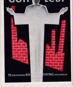 Berlin - 75. Dt. Katholikentag Sonderkarte/Spendenkarte + SST 1952