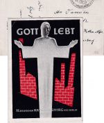Berlin - 75. Dt. Katholikentag Sonderkarte/Spendenkarte + SST 1952