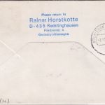 Jamaika - 10+3 C. Ostern Flufpostbrief LH-Erstflug Kingston - Köln 1974