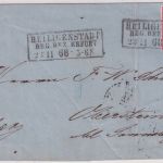 NDP - Heiligenstadt Reg.Bez. Erfurt 23/11 68 Ra3 Brief n. Obersteinach