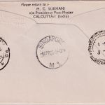 Indien - 2x15 P. St. Thomas Lupo-Drucksache/LH-Erstflug New Dehli Singapore 1966