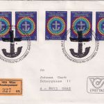 Österreich - 5x3 S. österr. Katholikentag Einschreibebrief/FDC ESST Wien 1983