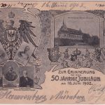 Bayern - Nürnberg 50 J. Jubiläum Germanisches Museum 5 Pfg Privatganzsache 1902