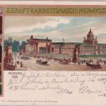 Bayern - München II.Kraft- u. Arbeitsmaschinen-Ausst. 5 Pfg Privatganzsache 1898