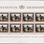 Liechtenstein - 40 J. Regentschaft Kleinbogensatz postfrisch/MNH 1978
