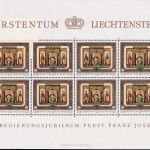 Liechtenstein - 40 J. Regentschaft Kleinbogensatz postfrisch/MNH 1978