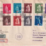 Kroatien - Rotes Kreuz Lupo-Einschreibebrief/FDC n. SCHWEDEN ESST Zagreb