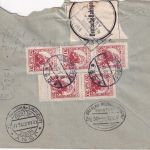 Polen - 5x20 Gr. Dreimaster Einschreibebrief "crash mail" Stanislawow 1927