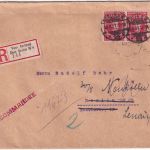 Bulgarien - "Vom Ausland über Berlin W8" Einschreibebrief Sofia 1921 Zensur