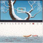 Frankreich - Weihnachten Souvenir-Block Meilleurs Voeux 2004 postfrisch/MNH
