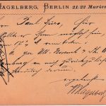 DR - 1/2 Gr. gr. Brustschild kl. Marke ! Ortskarte K1 Berlin P.E.6 1873