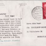 Fernando Poo - 1 Pta. Jungfrau Maria Drucksachenkarte "Maggi" Santa Isabel 1961