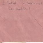 Berlin - Retourzettel/Geschenkverordnung Einschriebebrief i.d. DDR 1971