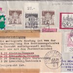 BRD/Postkrieg - PWZ Stettin/Königsberg Einschreibebrief/RS n. POLEN München 1970
