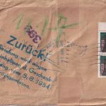 BRD - Retour-L5/Geschenkverordnung Brief Rheydt - Halle 1965