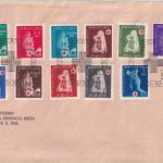 Kroatien - Rotes Kreuz Satz + Zwangszuschlagsmarke ESST Zagreb 1943