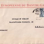 Rumänien - 2x8 L. 100. Geb. König Karl I. Brief Galata - Berlin 1940 Absender !