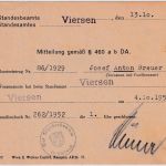 BRD - Viersen 1952 10 Pfg. AFS "Stadt Viersen Stadthalle" Karte n. Waldniel