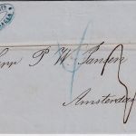Dänemark/Niederlande - Kopenhagen 1866 Grenzfrankobrief n. Amsterdam 1866
