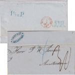 Dänemark/Niederlande - Kopenhagen 1866 Grenzfrankobrief n. Amsterdam 1866