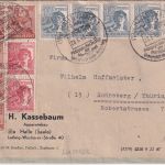 All.Bes./Währungsreform - SST Halle 28.6.48 Brief/10-fach n. Sonneberg