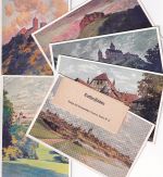 Religion - Luther Wirkungsstätten (Wartburg, Wittenberg etc.) 6 farb Künstler-AK