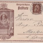Bayern - König Ludwig III. 3 Pfg Privatganzsache + Zusatz Bad Reichenhall 1905