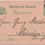 Bayern - Nürnberg 50 J. Jubiläum Germanisches Museum 5 Pfg Privatganzsache 1902