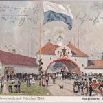 Bayern - München XV. Dt. Bundesschießen 5 Pfg Privatganzsache SST München 1906