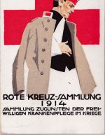 Bayern - Rote Kreuz Sammlung 1914 5 Pfg Privatganzsache München - Augsburg
