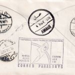 Paraguay - 15 G. 200 J. USA Luftpostbrief LH-Erstflug FFM Amman 1976
