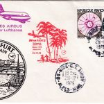 Frankreich - 1,20 Fr. 500. Geb Kopernikus LH-Erstflug Nizza - Frankfurt a/M 1976