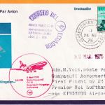 Jersey - Lufthansa Erstflug Guayaquil-Kingston Zuleitungspost 1976