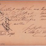DR - 1/2 Gr. gr. Brustschild Fernkarte K1 Chemnitz - Berlin 1873