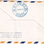 Zypern - Lufthansa-Erstflug München Sao Paulo Zuleitungspost Nicosia 1971