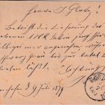 Bayern - Postablage Dietenhofen L2 5 Pfg. Ganzsache n. Böblingen 1879