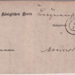 Preussen - Trier 5/1 K2 Herrschaftl. Justiz-Dienstsache n. Manderscheid 1843