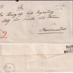 Preussen - Czersk 14/4 L2 Francobrief n. Marienwerder ca. 1855 - ohne Inhalt