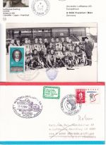 Sport - Eishockey 21 verschiedene Belege + Block ex 1938/1992