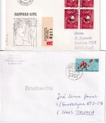Sport - Eishockey 21 verschiedene Belege + Block ex 1938/1992