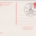 DDR - X. Kunstausstellung 25 Pfg. Privatganzsache SST Berlin 1987