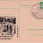 DDR - 10 Pfg. Ganzsache/Zudruck VEB Zementwerke SST Rüdersdorf 1983