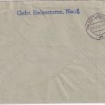 BRD - Neuss 1951 60 Pfg. AFS "Record" (Mühle) Einschreibebrief n. Reutlingen