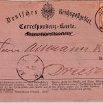 DR - 1/2 Gr. gr. Brustschild Fernkarte preuss. K2 Alt-Carge - Driesen 1872