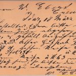 DR - 1/2 Gr gr. Brustschild Fernkarte K2 Idar - Creuznach 1873