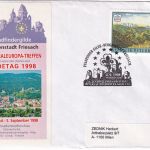 Österreich - Friesach 1998 SST Pfadfinder-Gilde Brief m. Vignette n. Wien