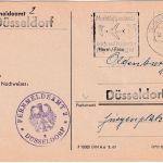 BRD - Düsseldorf 1966 Postsache/Ortskarte Fernmeldeamt (Gebührenerstattung)